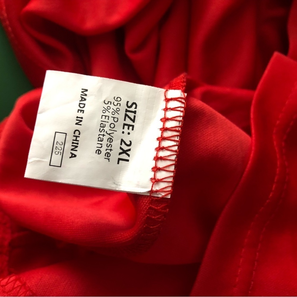 Chic Red Long Sleeve Dress - Picture 7 of 10